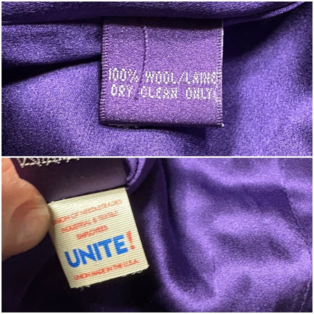 Ralph Lauren Collection double breasted blazer tuxedo jacket size 4 S wool Union - Picture 4 of 11